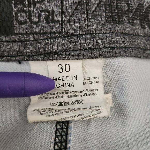 Rip Curl Mirage Surf Board Shorts - Size 30 - Multicolor Stripes - Picture 3 of 6